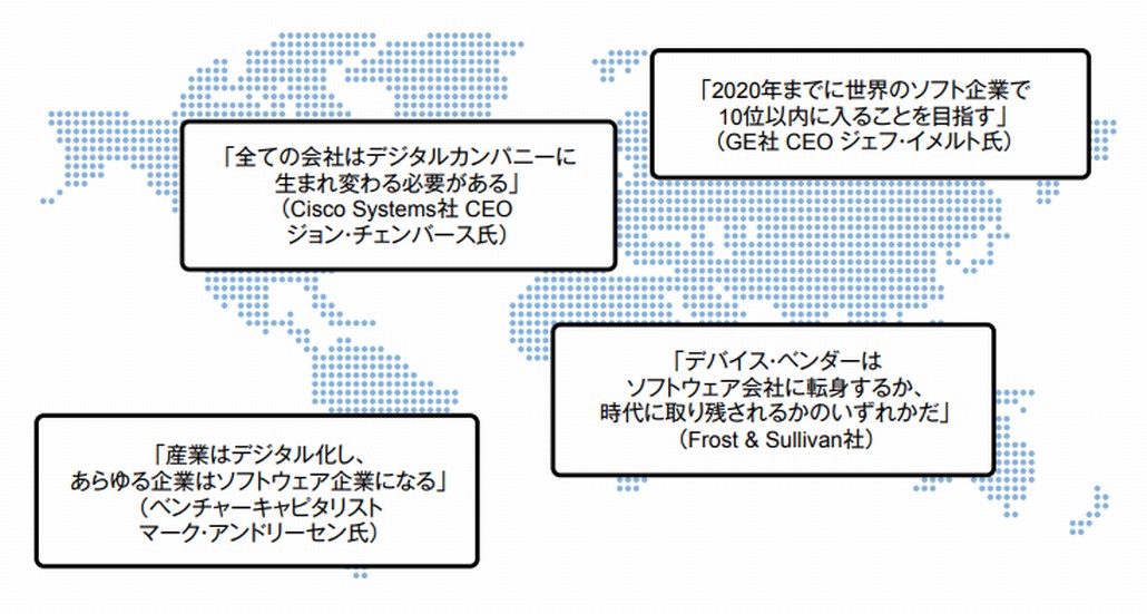 グローバル企業に見られる方針転換