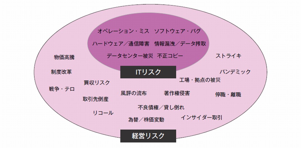 図1．経営リスクとITリスク
